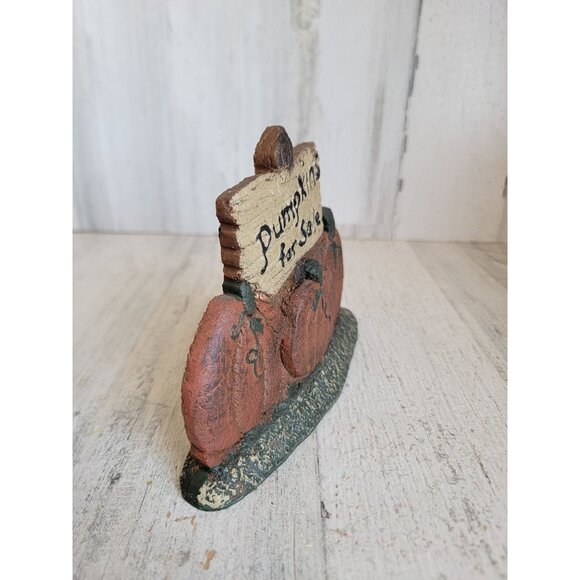 Vintage folk art pumpkins for sale Halloween figure home decor - Picture 2 of 6